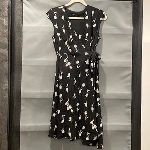 Asymmetrical wrap dress. Great for work